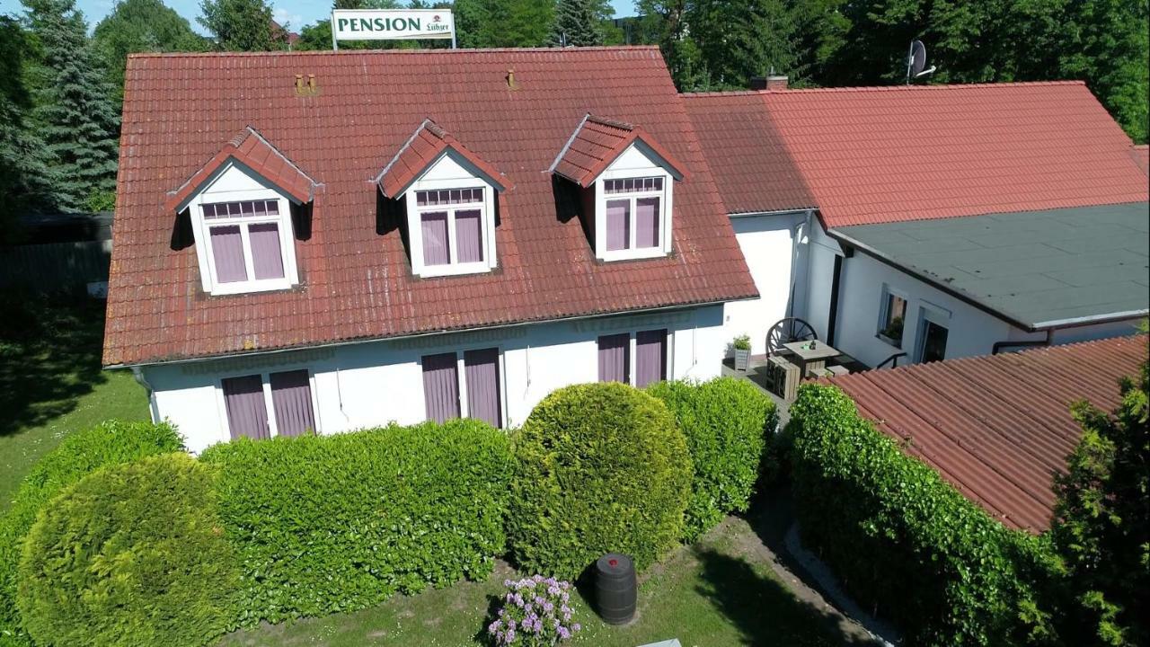 Pension Zum Lindeneck Lübz Exterior foto